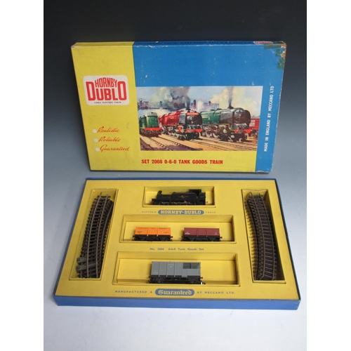 177 - A boxed Hornby-Dublo 00 gauge 2-rail No.2006 Goods Set, a boxed No.2008 Goods Set and a boxed No.202... 