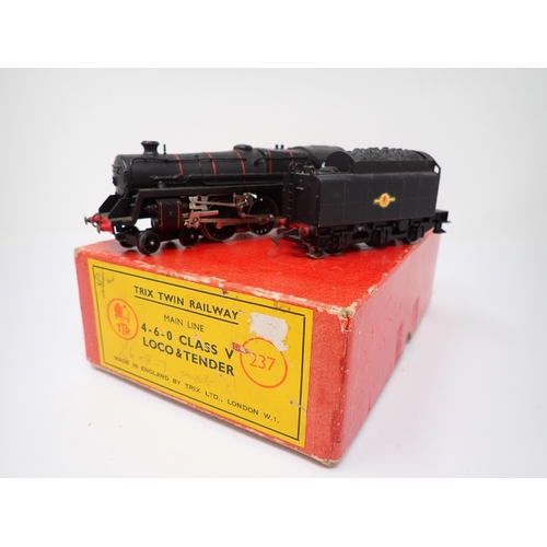 182 - A boxed Trix Twin 00 gauge Class 5 4-6-0 Locomotive and Tender