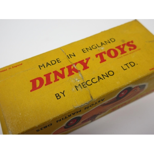 190 - A boxed Dinky Toys No.104 blue Aston Martin DB3S