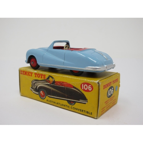 191 - A boxed Dinky Toys No.106 blue Austin Atlantic