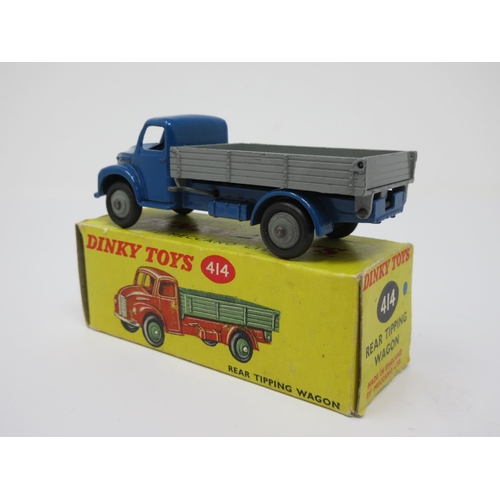 192 - A boxed Dinky Toys No.414 blue Dodge rear tipping Wagon