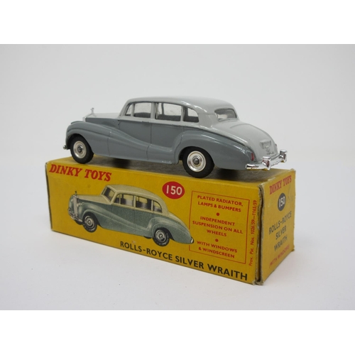 202 - A boxed Dinky Toys No.150 Rolls-Royce Silver Wraith