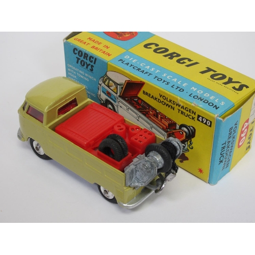 214 - A boxed Corgi Toys No.490 Volkswagen Breakdown Truck