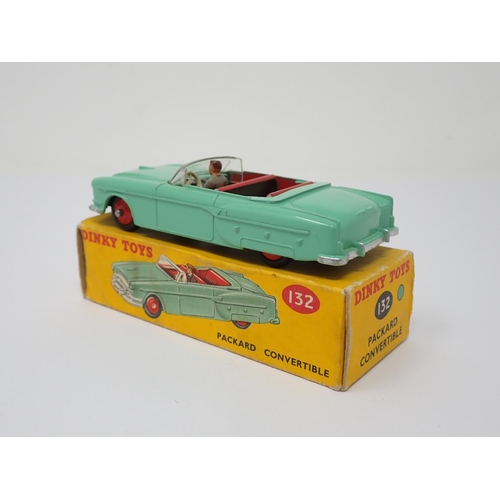 241 - A boxed Dinky Toys No.132 green Packard Convertible