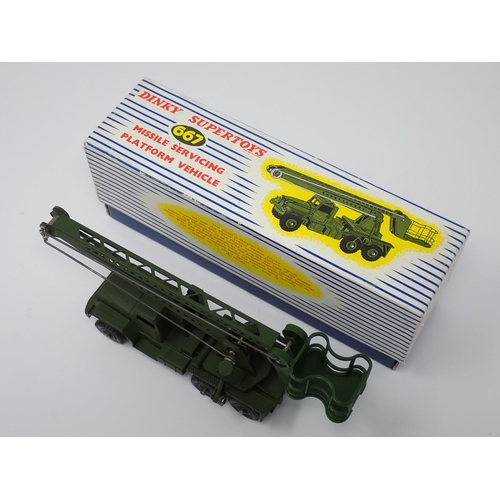 262 - A boxed Dinky Supertoys No.667 Missile Servicing Platform Vehicle