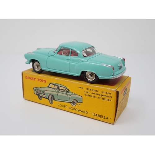 263 - A boxed French Dinky Toys No.549 turquoise Coupe Borgward 'Isabella'