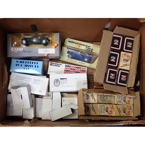 274 - A box of boxed modern diecast vehicles including Lledo Days Gone, Matchbox, Matchbox Dinky, Western ... 