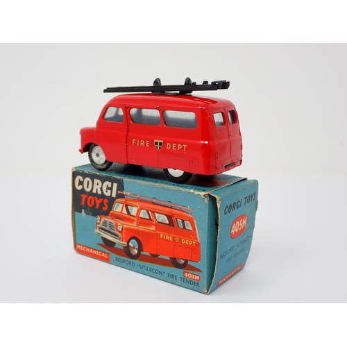 288 - A boxed Corgi Toys No.405M Bedford 'Utilecon' Fire Tender