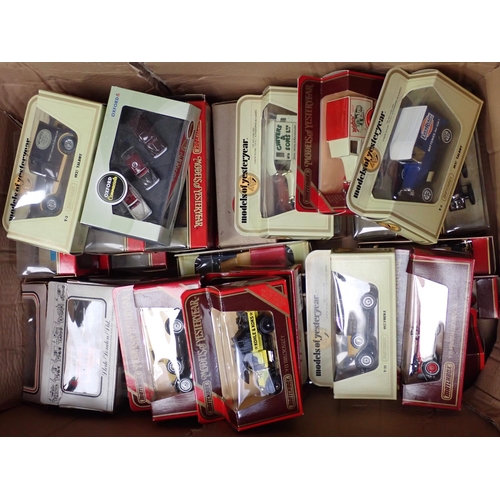 293 - A box of over forty boxed Matchbox Models of Yesteryear and other modern diecast Models