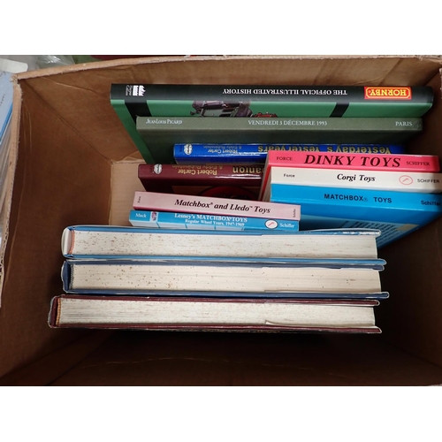 32 - Box of Books: Toy related chiefly, Penny Toys, Whirligigs, Hornby, etc (15)