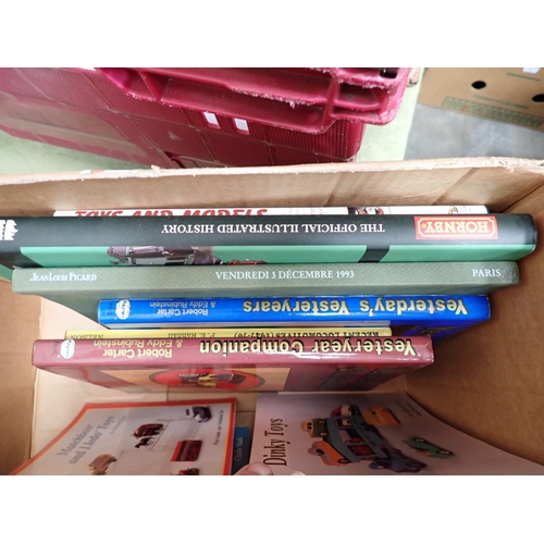 32 - Box of Books: Toy related chiefly, Penny Toys, Whirligigs, Hornby, etc (15)