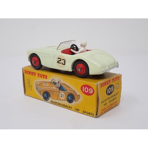 320 - A boxed Dinky Toys No.109 cream Austin Healey '100' Sports