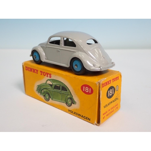 328 - A boxed Dinky Toys No.181 grey Volkswagen