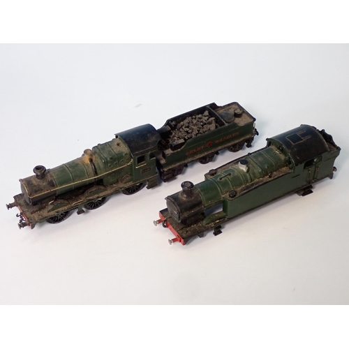 333 - A kit built 00 gauge Collett Class Locomotive and Tender in G.W.R green livery, a kit built 0-6-2 G.... 