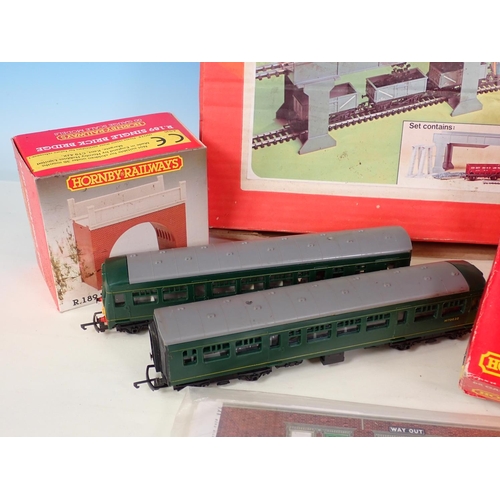 337 - Two boxes of 00 gauge Railway Track and Accessories including H&M Duet Controller, H&M Minipack Cont... 