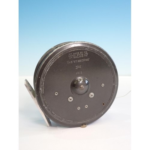 395 - A Hardy The 'St George' Mk 2 3 3/4in Fly Reel