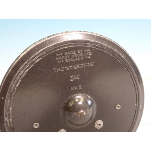 395 - A Hardy The 'St George' Mk 2 3 3/4in Fly Reel