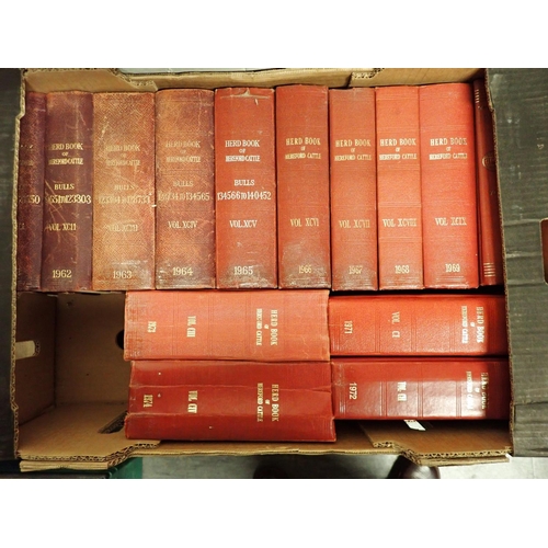 4 - Hereford Herd Book, 1894-1979, an incomplete set, (74 volumes in total)