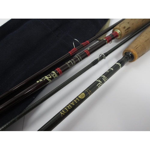 401 - A Hardy De-luxe Classic 8ft Fly Rod and a Hardy Marquis 7ft 6in Fly Rod