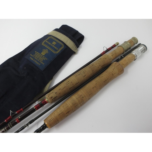 401 - A Hardy De-luxe Classic 8ft Fly Rod and a Hardy Marquis 7ft 6in Fly Rod