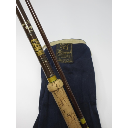 402 - A Hardy Richard Walker No.1 Carp 10ft fibreglass Rod