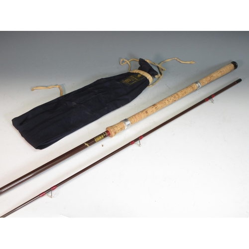 408 - A Hardy Swimfeeder 8ft 9in fibreglass Rod