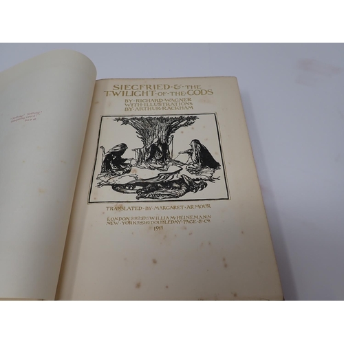 43 - Wagner Richard, Siegfried and The Twilight of the Gods, trans Margaret Armour, illus Arthur Rackham,... 