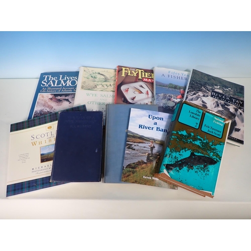 438 - A box of Fishing Books including Salmon Fishing by Hugh Falkus, Tactical Fly Fishing by Pat O'Reilly... 