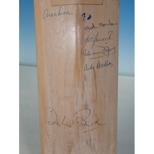 494 - A Stuart Surridge Cricket Bat signed by the 1956 Australia Team and a St. Peter Bat and an Internati... 