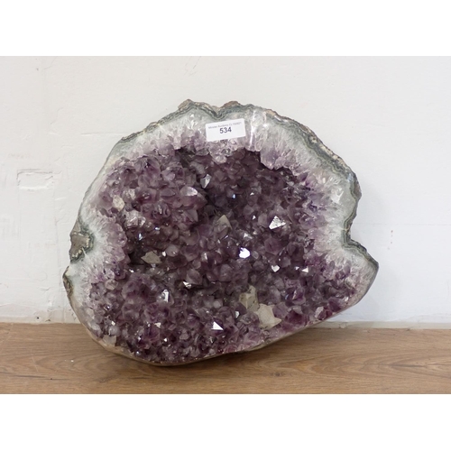 534 - A large Amethyst Specimen 14 1/2in W