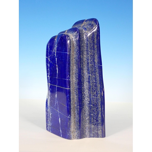 535 - A freeform specimen of Lapis Lazuli 9 1/2in H