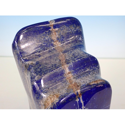 535 - A freeform specimen of Lapis Lazuli 9 1/2in H