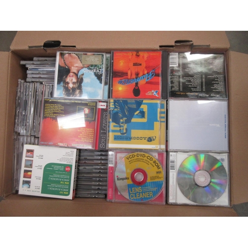 616 - Five boxes of Media including CD's etc