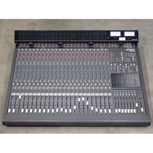 643 - A Mackie 24.8 8 bus Audio Mixing Console, Power Supply and Manual (passed PAT)