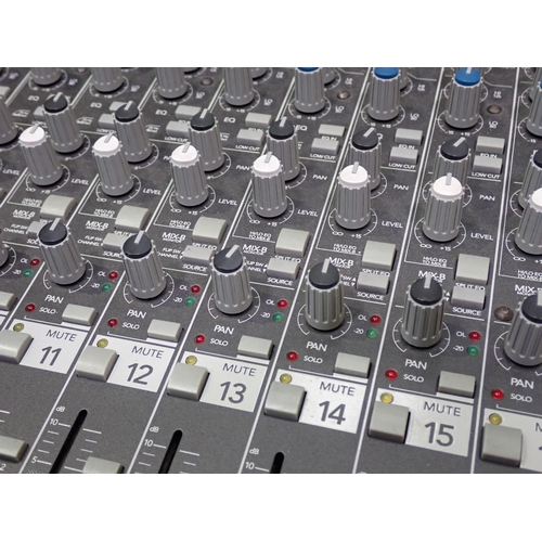 643 - A Mackie 24.8 8 bus Audio Mixing Console, Power Supply and Manual (passed PAT)