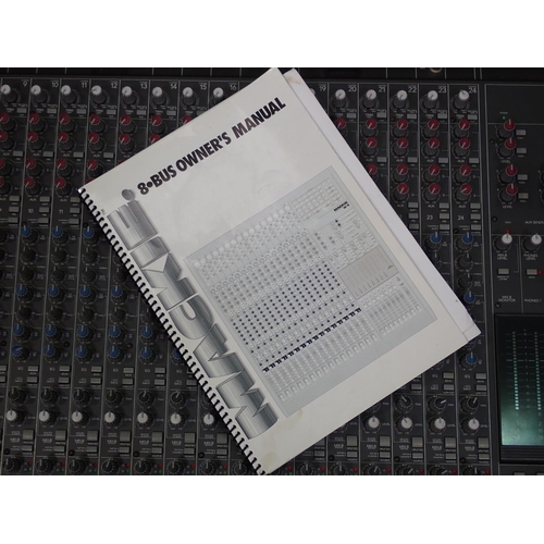 643 - A Mackie 24.8 8 bus Audio Mixing Console, Power Supply and Manual (passed PAT)