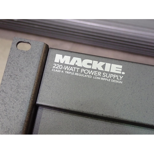 643 - A Mackie 24.8 8 bus Audio Mixing Console, Power Supply and Manual (passed PAT)