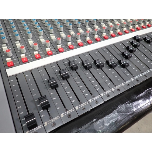 644 - An Allen & Heath Sabre Plus 32-Channel Mixing Console with A&H RPS 4 power supply and a box of spare... 