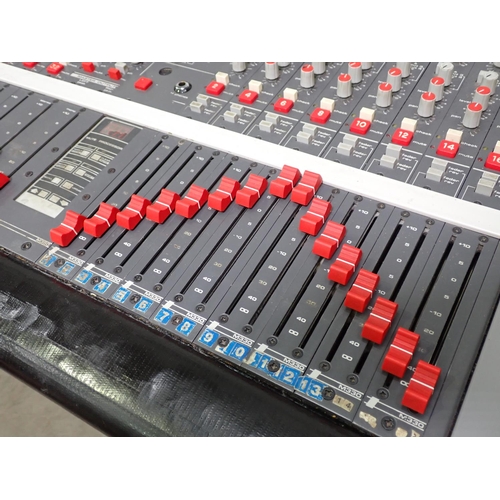 644 - An Allen & Heath Sabre Plus 32-Channel Mixing Console with A&H RPS 4 power supply and a box of spare... 