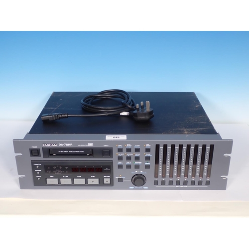 649 - A Tascam DA 78HR DAT Recorder (Passed PAT)