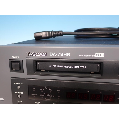 649 - A Tascam DA 78HR DAT Recorder (Passed PAT)