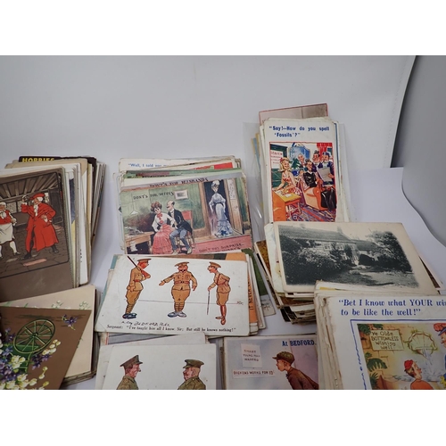 65 - A large quantity of humerous Postcards and some topographical subjects