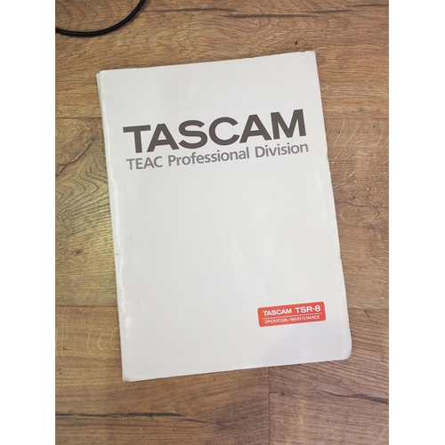 653 - A Tascam TSR-8  8 track Reel to Reel Tape Recorder with owner's manual (passed PAT, plug removed)