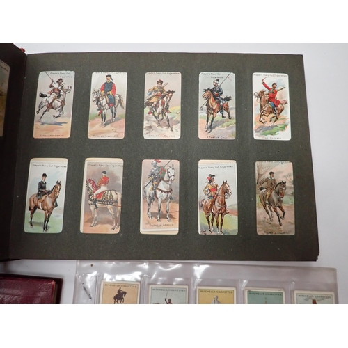 66 - Five Cigarette Card Albums, Mitchells, Wills, Players and two small William Gossage and Sons Albums,... 