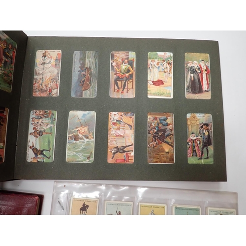 66 - Five Cigarette Card Albums, Mitchells, Wills, Players and two small William Gossage and Sons Albums,... 