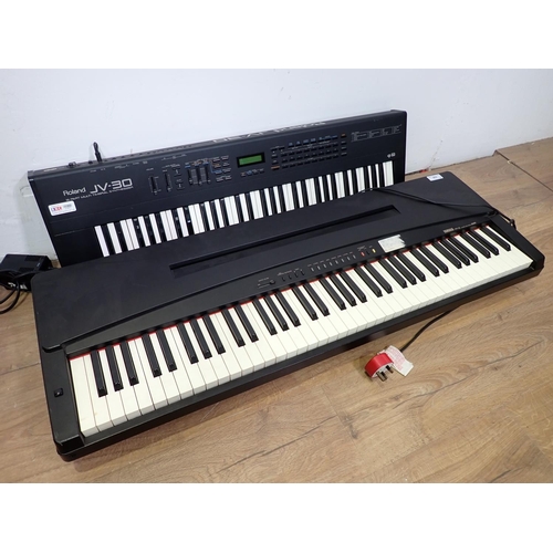 662 - A Yamaha YPP-50 Electric Piano (no stand) and a Roland JV-30 Electric Keyboard