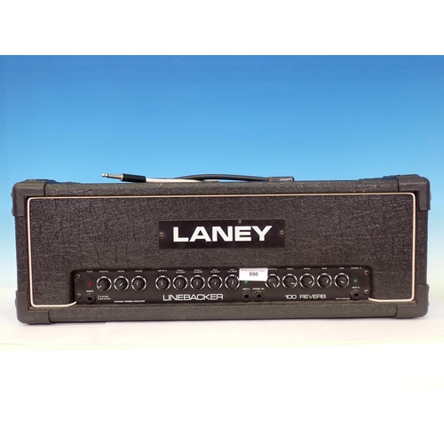 690 - A Laney Linebacker 100 Reverb Amp Head