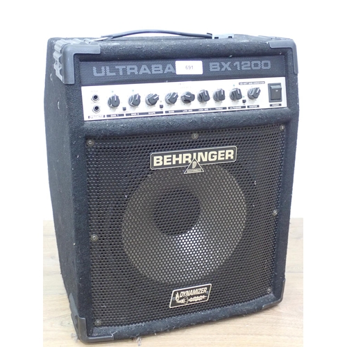 691 - A Behringer Ultrabass BX1200 120W Combo Bass Guitar Amp