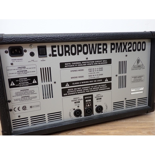 692 - A Behringer Europower PMX2000 Powered Mixer