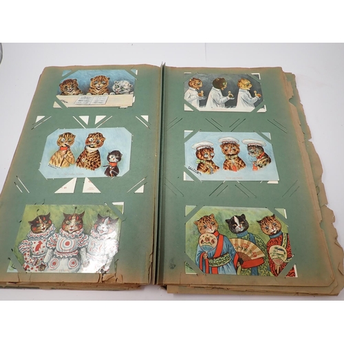 81 - A Postcard Album containing Louis Wain cards, approx 270 cards